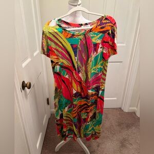 Spense Watercolor Print Dress.